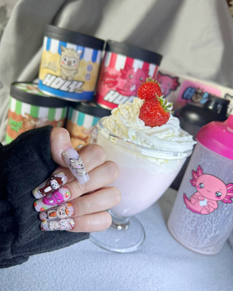<p>HOLY Nail Art von Squad Member Jaina – mit dieser Einsendung gewann sie eine folierte HOLY Ninja Eiscreme Maschine ✅</p>