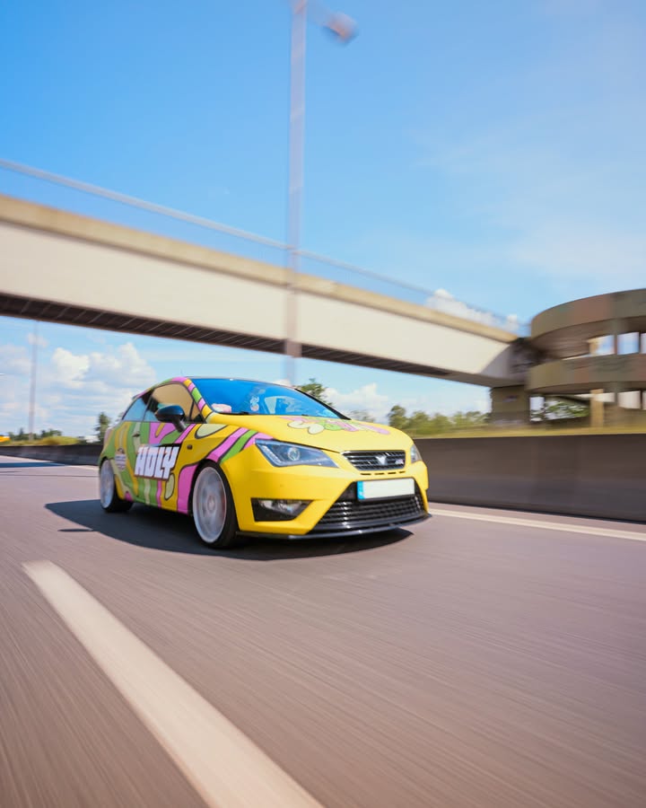 <p>Lemon Lizard Seat Leon Cupra von Squad Member Kim</p>