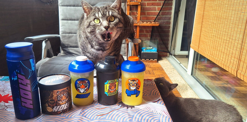 <p>Die Katze von Squad Member Daniela liebt den Tropical Tiger </p>